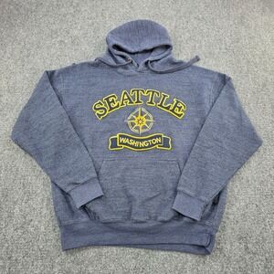 Seattle Washington Hoodie Valani‎ Apparel Pullover Compass Design L